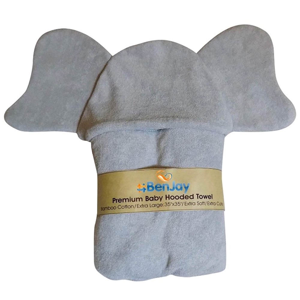 Baby unisex toddler hooded elephant towel